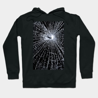 Broken Glass 2 iPhone Black Hoodie